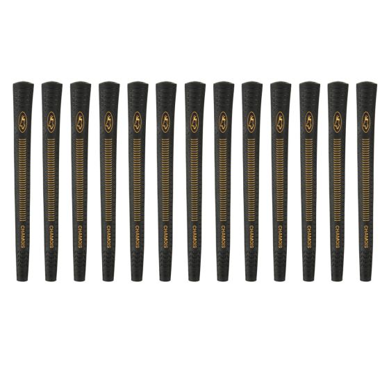 Avon Chamois Black Jumbo - 13 Piece Golf Grip Bundle