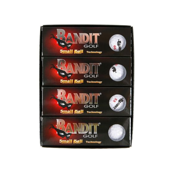 box of Bandit SB Golf Balls and sleeve of Bandit SB Golf Balls
