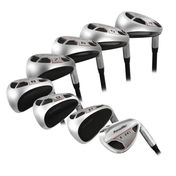 Powerbilt Golf EX-550 Hybrid Iron Set 4-SW Men's RH Graphite R-flex
