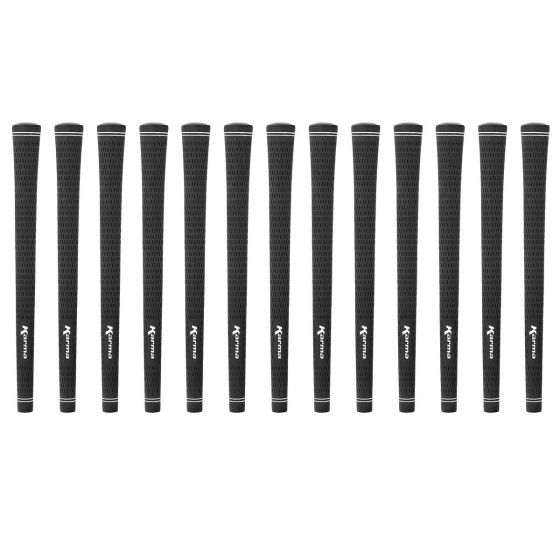 Karma Velour Black Midsize (+1/32") - 13 Piece Golf Grip Bundle