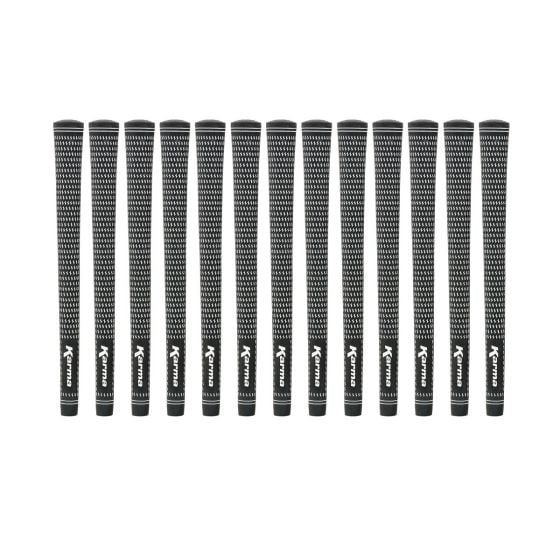 Karma Velour Black/White Junior - 13 Piece Golf Grip Bundle