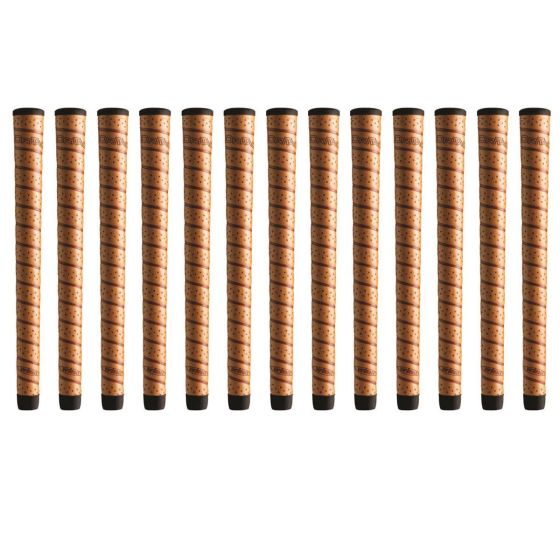 Winn DriTac Wrap Midsize (+1/16") Copper - 13 Piece Golf Grip Bundle