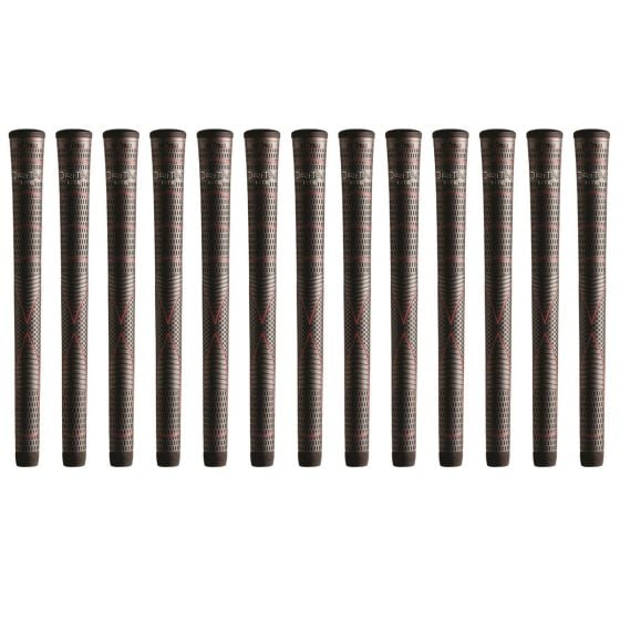 Winn DriTac Lite Standard Dark Gray - 13 Piece Golf Grip Bundle