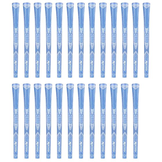 Karma Light Blue Sparkle - 25 Piece Golf Grip Bundle