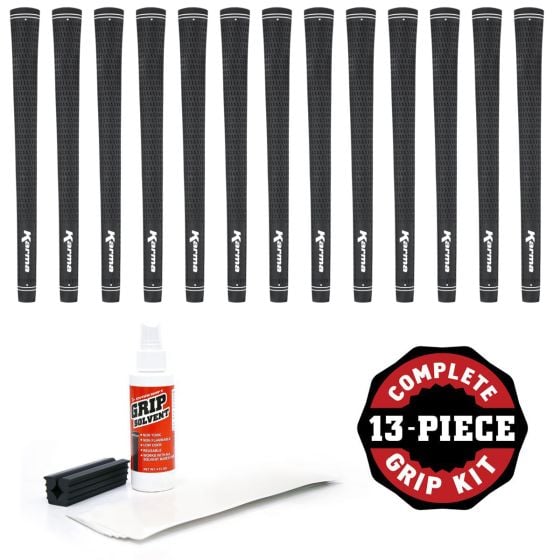 Karma Velour - 13 piece Golf Grip Kit (with tape, solvent, vise clamp)