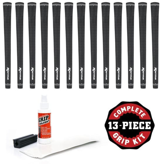 Karma Velour - 13 piece Golf Grip Kit (with tape and solvent and vise clamp)