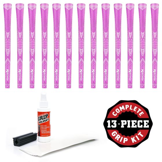 Karma Sparkle - 13 Piece Golf Grip Kit (with tape, solvent, vise clamp)