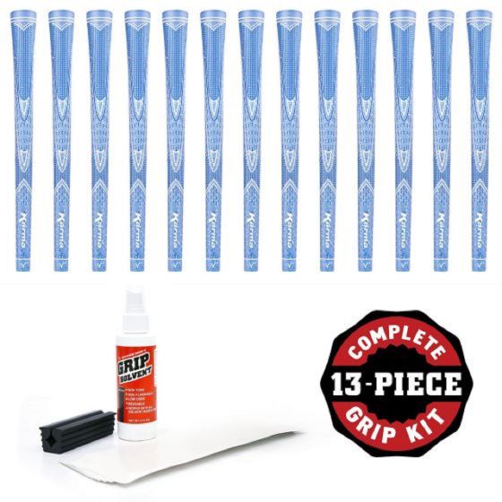 Karma Sparkle - 13 Piece Golf Grip Kit (with tape and solvent and vise clamp)