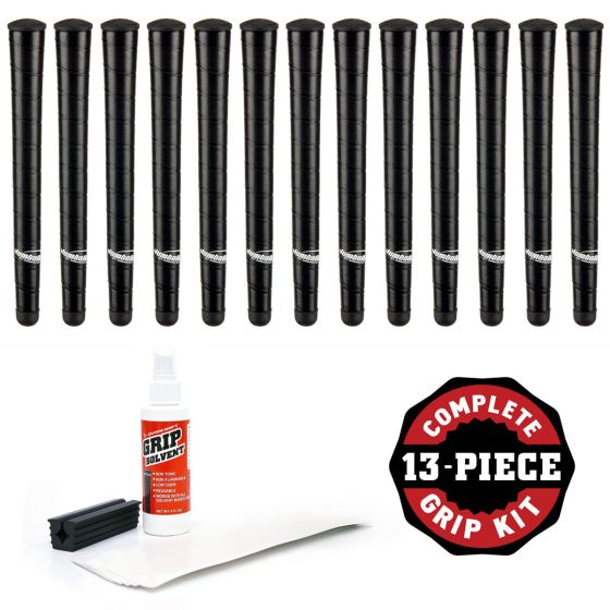 JumboMax Wrap Series - 13 piece Golf Grip Kit (with tape, solvent, vise clamp)
