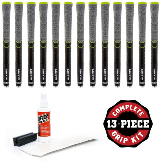Lamkin ST +2 Hybrid Calibrate - 13 Piece Golf Grip Kit (with tape, solvent, vise clamp)