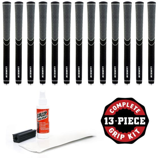 Lamkin ST +2 Hybrid - 13 Piece Golf Grip Kit (with tape and solvent and vise clamp)