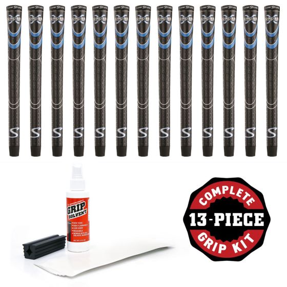 SuperStroke Cross Comfort - 13 piece Golf Grip Kit (with tape, solvent, vise clamp)