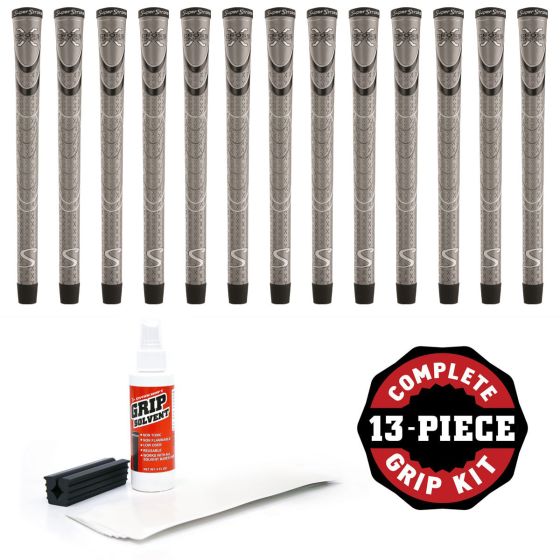 SuperStroke Cross Comfort - 13 piece Golf Grip Kit (with tape, solvent, vise clamp)