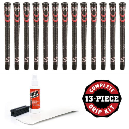 SuperStroke Cross Comfort - 13 piece Golf Grip Kit (with tape and solvent and vise clamp)