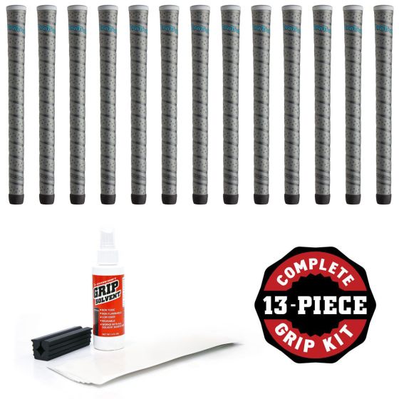 Winn Dri-Tac Wrap - 13 piece Golf Grip Kit (with tape, solvent, vise clamp)