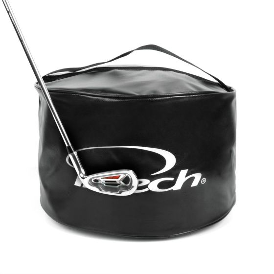 golf club hitting the Intech Golf Impact Bag