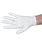 palm view of the Intech Cabretta Women's Golf Glove on a person's hand