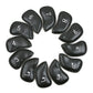 fanned out view of the Intech 12-Piece Thick Synthetic Leather Golf Iron Head Cover Set
