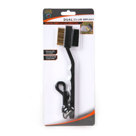 Intech Two-Sided Golf Club Cleaning Brush retail packaging