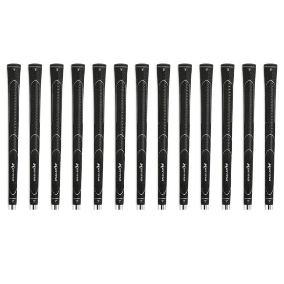 Karma Super Lite Black Jumbo (+3/32") - 13 Piece Golf Grip Bundle