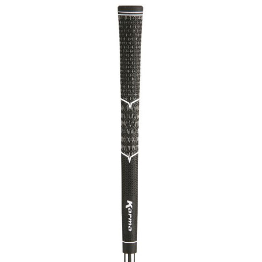 Karma V-Cord Black/Black Standard Golf Grip