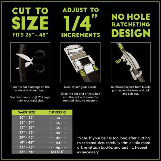 Tour Gear Custom Fit Belt Installation Instructions