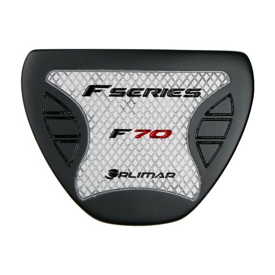 sole view of Orlimar F70 Black/Red putter