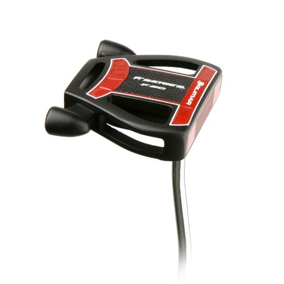 bottom angled view of Orlimar F80 Putter - Black/Red