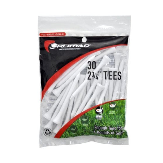 Resealable bag of Orlimar Golf Tees