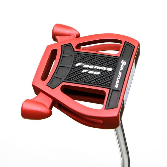 sole view of Orlimar F80 Putter - Red/Black