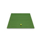 90 degree rotated view of the Orlimar Residential Golf Mat (3' X 5') with ball on the Rubber Tee
