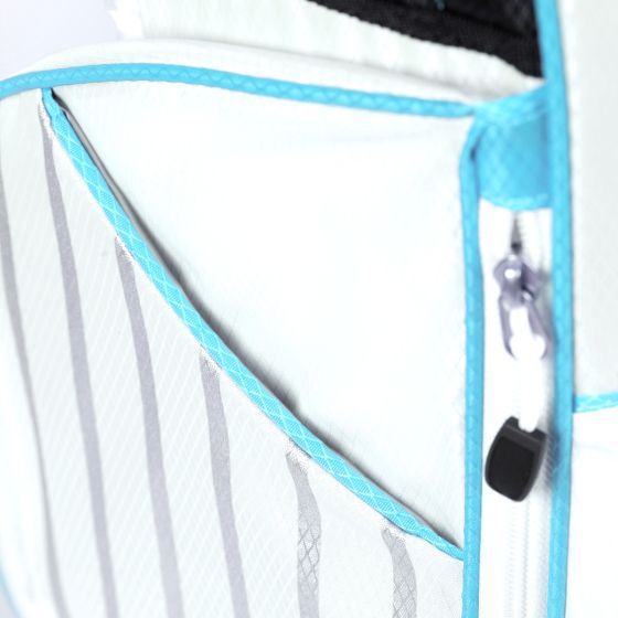 Extra storage for the Orlimar ATS Junior Girls Sky Blue Series Stand Bag (Ages 9-12)