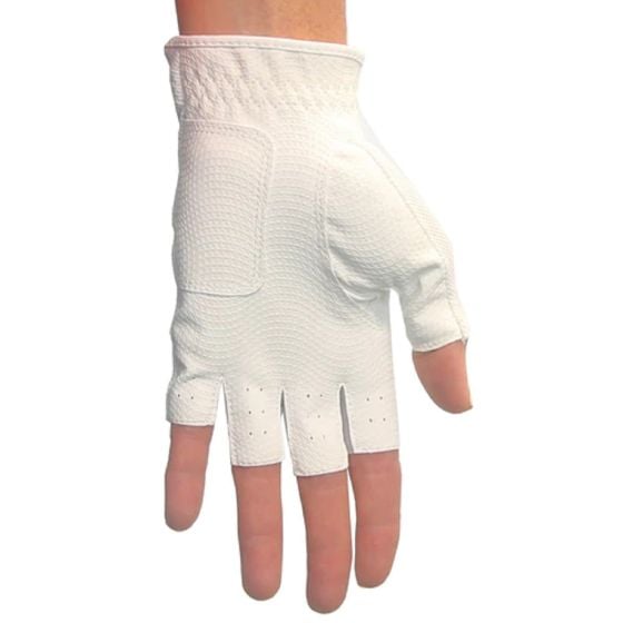 palm view of Orlimar Allante Half-Finger Golf Glove