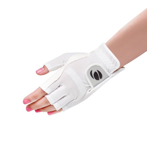 back view of Orlimar Allante Half-Finger Golf Glove