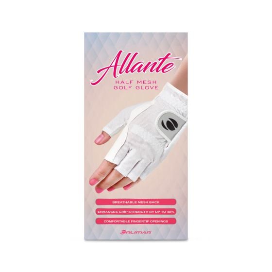 Orlimar Allante Half-Finger Golf Glove packaging