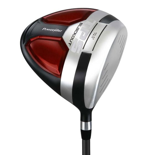 angled sole view of the Powerbilt TPS Blackout Men's Driver