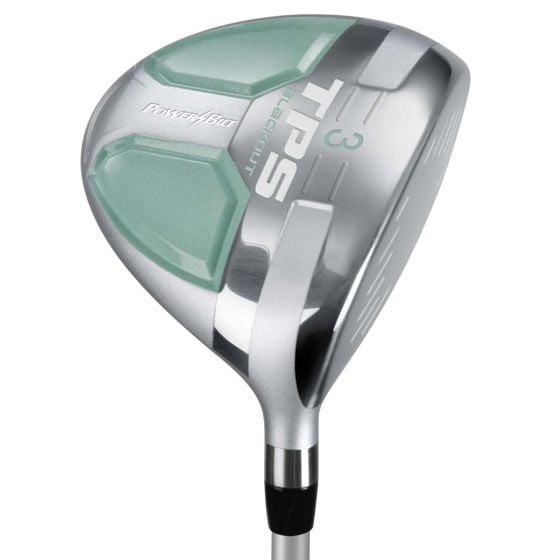 angled sole view of the Powerbilt TPS Blackout Women's Fairway Wood