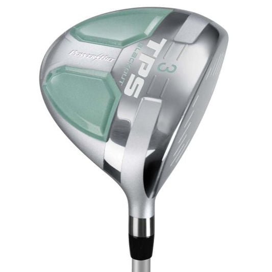 angled sole view of the Powerbilt TPS Blackout Women's Fairway Wood
