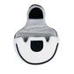 bottom view of opened White Mallet Putter Headcover