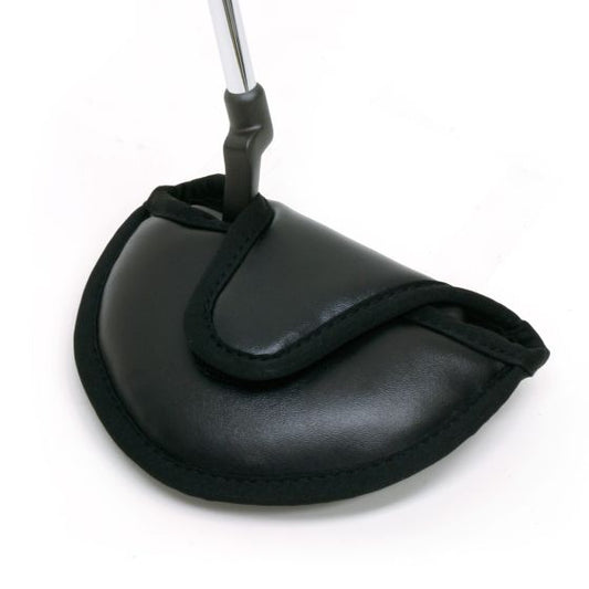 Black Mallet Putter Headcover (Oversize) on a putter