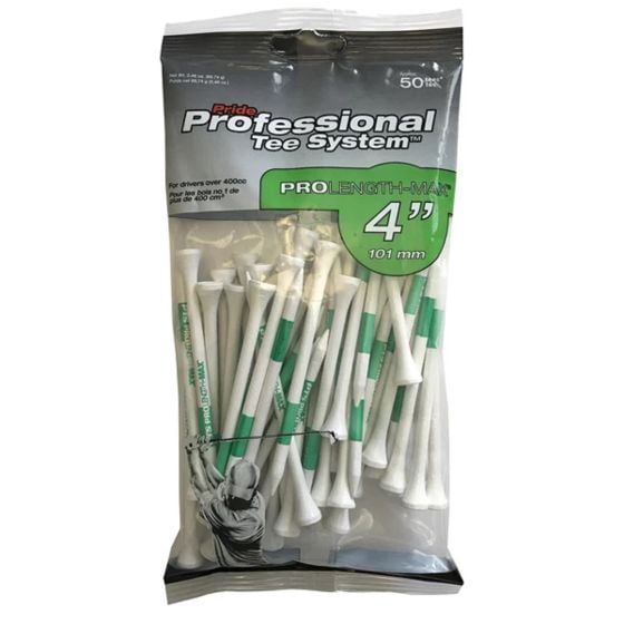Pride Professional Tee System Golf Tees (Resealable Bag)