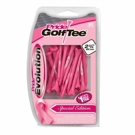 Pride Evolution Breast Cancer Awareness Plastic Golf Tees (30 Pack)