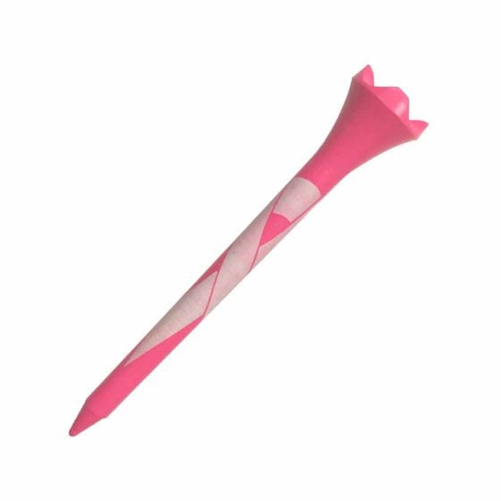 Pride Evolution Breast Cancer Awareness Plastic Golf Tees (30 Pack)