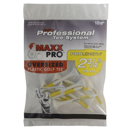 Pride PTS Maxx Pro Oversized Plastic Golf Tee (10 pack)