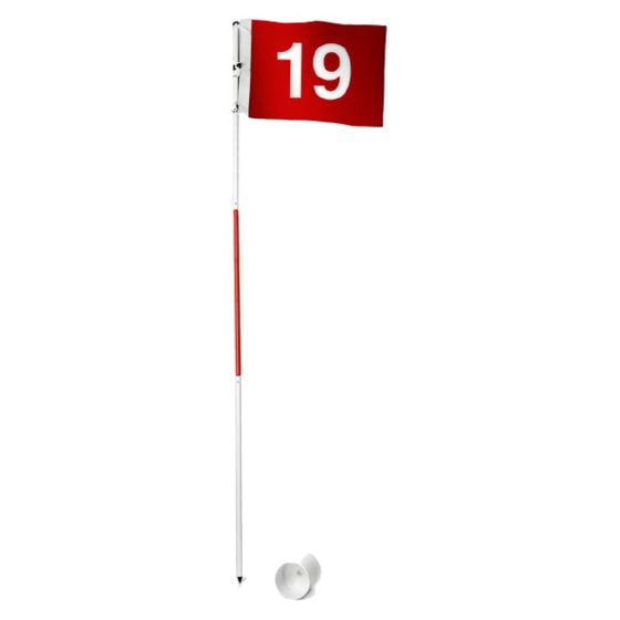 Tour Gear Portable Golf Flag with Cup