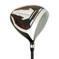 angled sole view of the Powerbilt Golf TPS Supertech Black/Red Driver
