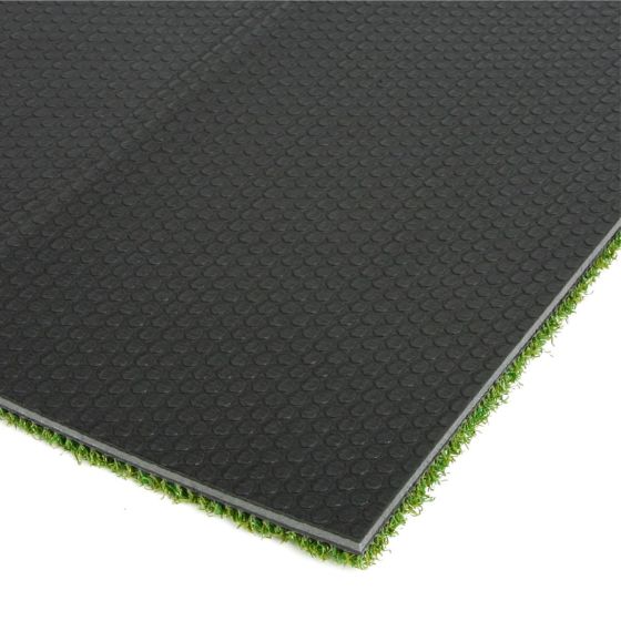 Anti-slip backing on the Orlimar Triple Surface Golf Hitting Mat