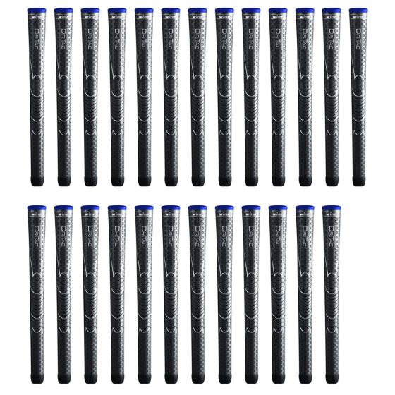 Winn Dri-Tac Midsize (+1/16") Dark Gray - 25 Piece Golf Grip Bundle