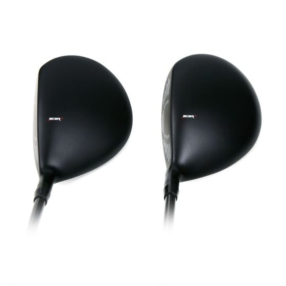 top view comparison of the Acer XDS (left) and XDS Extreme Draw Fairway Woods (right)
