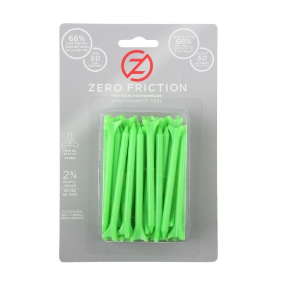 Zero Friction 3 Prong 2.75" Golf Tees (50 pack)